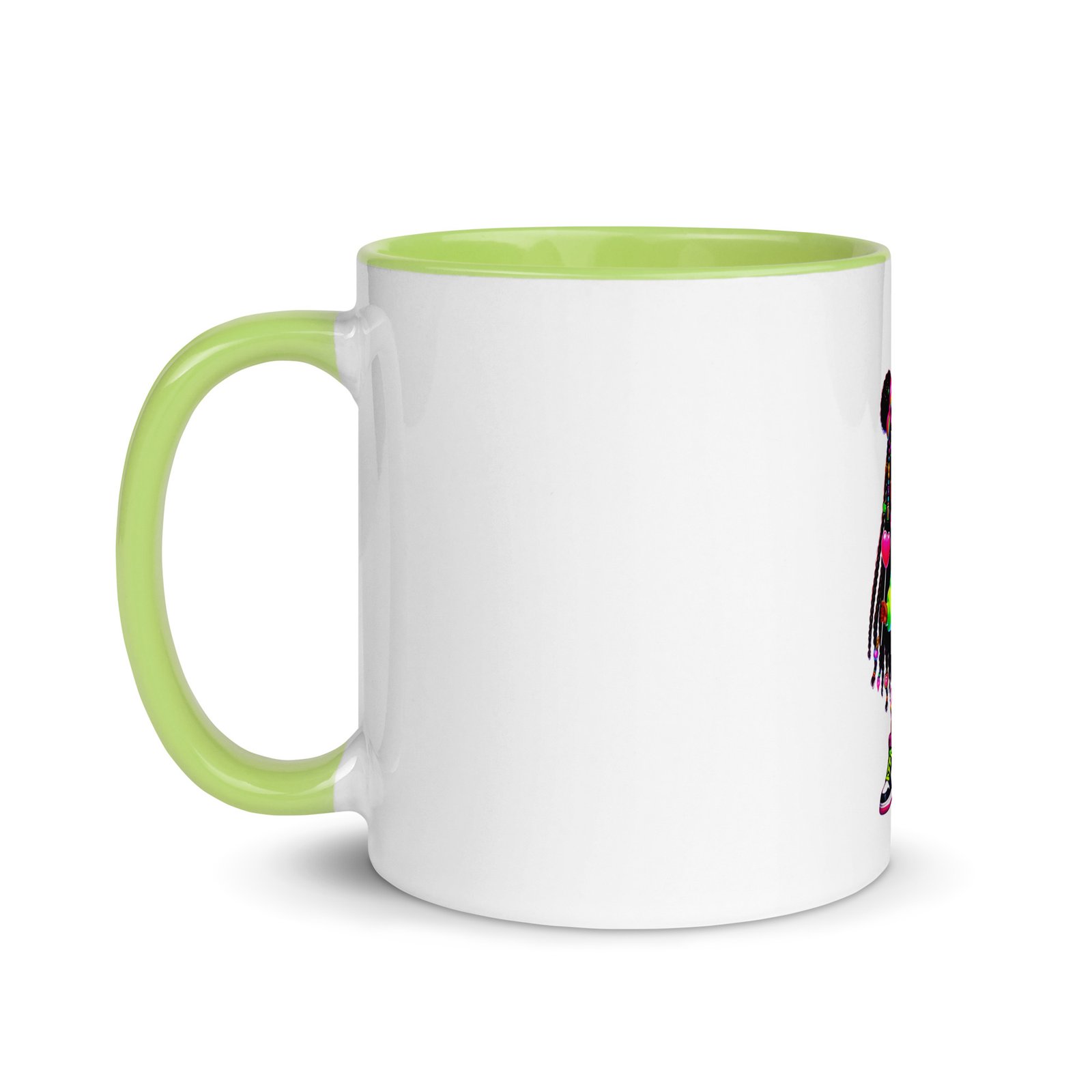 Dash Fruity Green Mug with Color Inside - Image 4