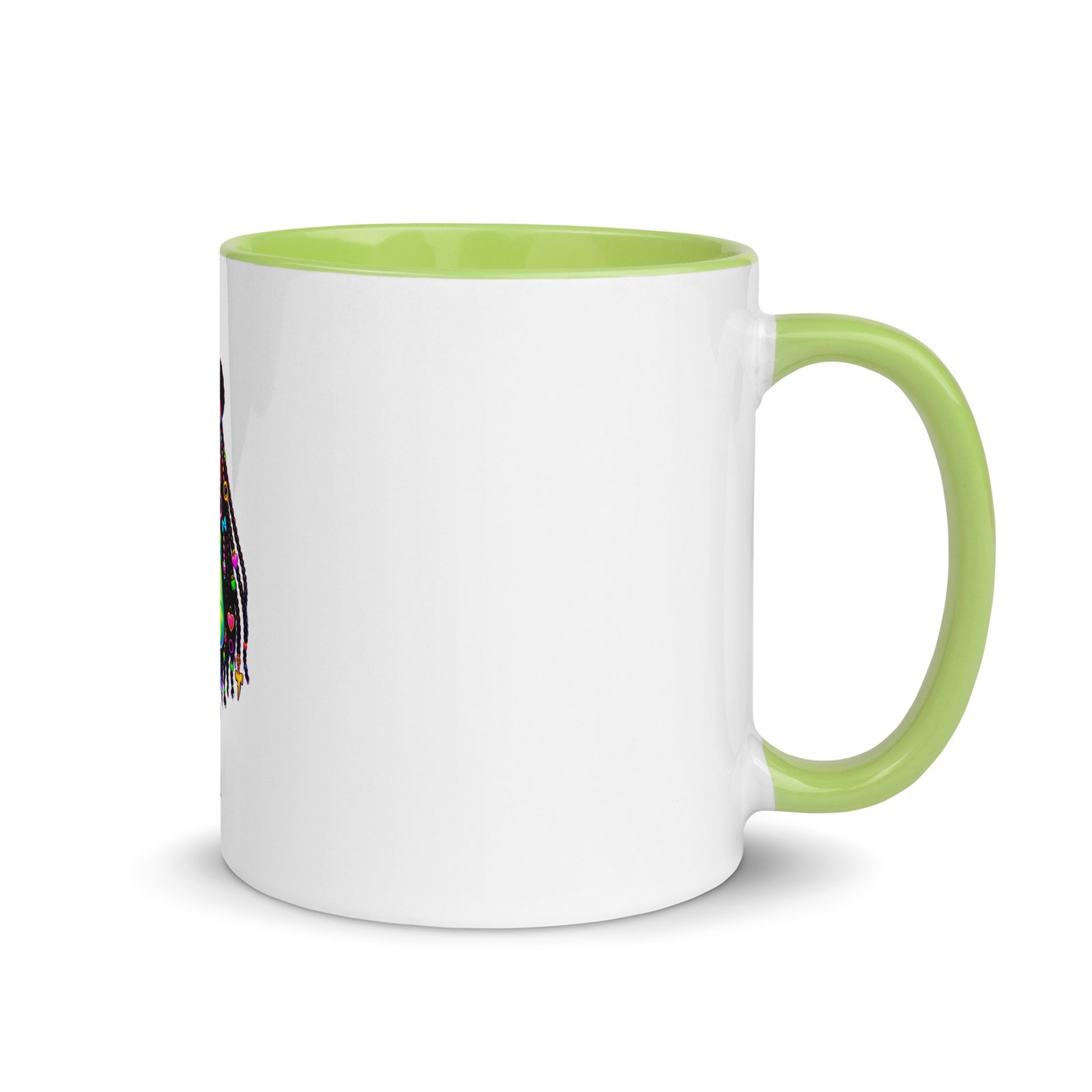 Dash Fruity Green Mug with Color Inside - Image 6