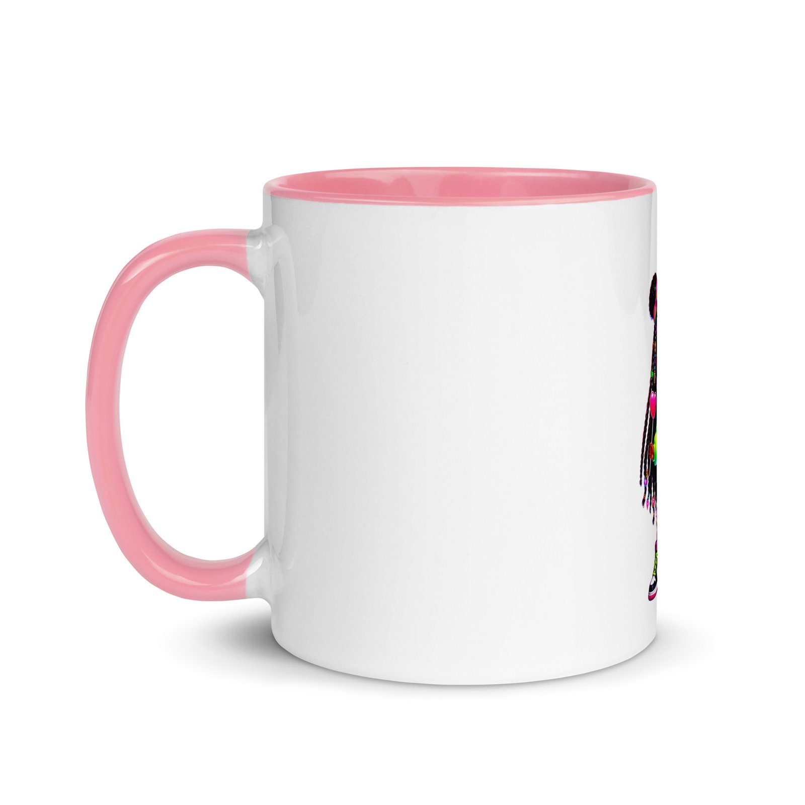 Dash Fruity Green Mug with Color Inside - Image 3
