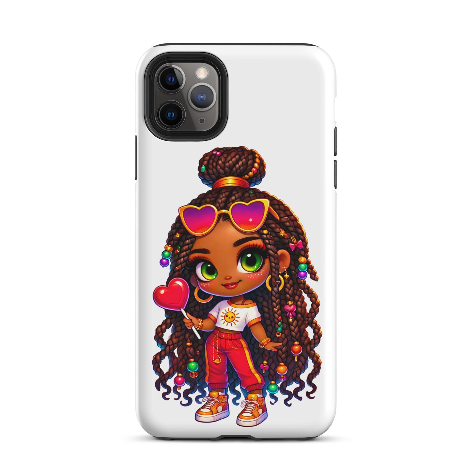 Sunny Ferry Orange Tough Case for iPhone® - Image 6