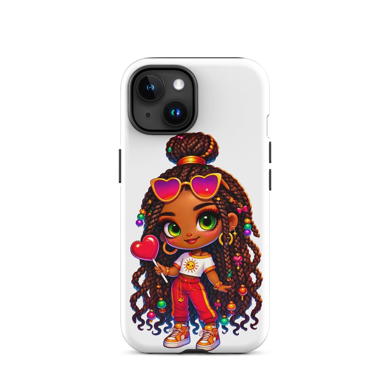 Sunny Ferry Orange Tough Case for iPhone® - Image 32