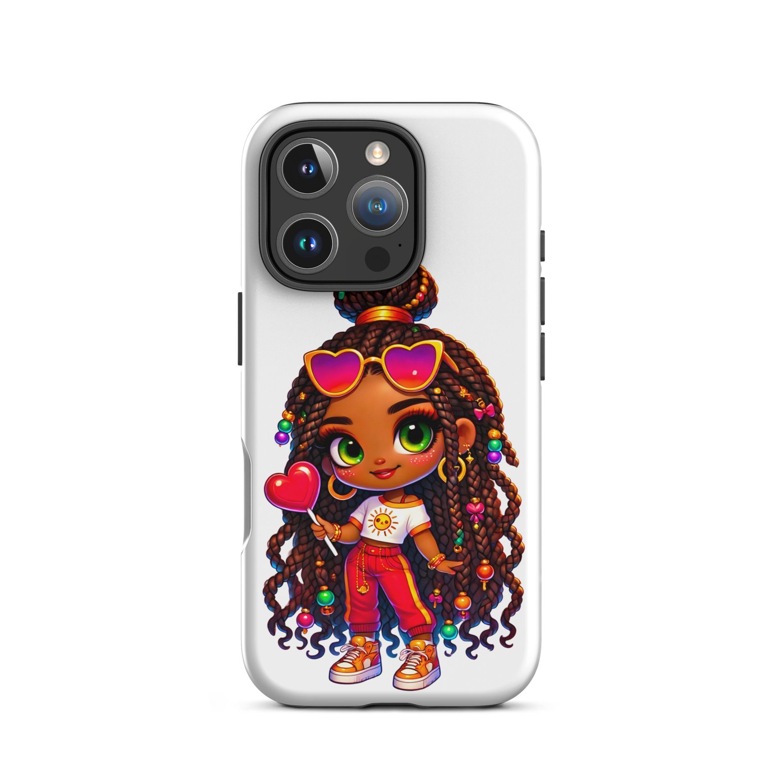 Sunny Ferry Orange Tough Case for iPhone® - Image 44