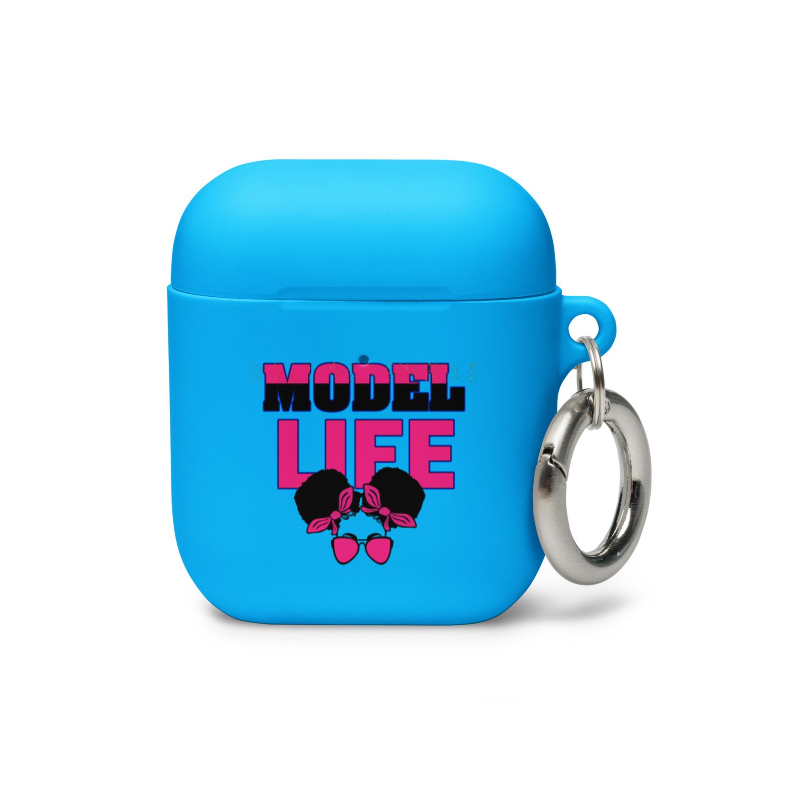 Model Life (Pink) Rubber Case for AirPods® - Image 4