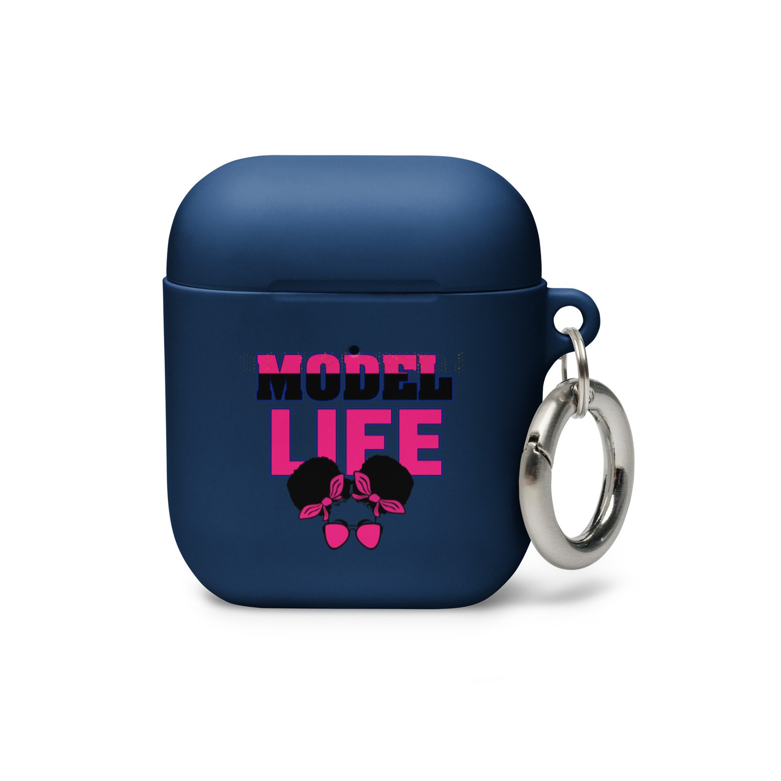 Model Life (Pink) Rubber Case for AirPods® - Image 2