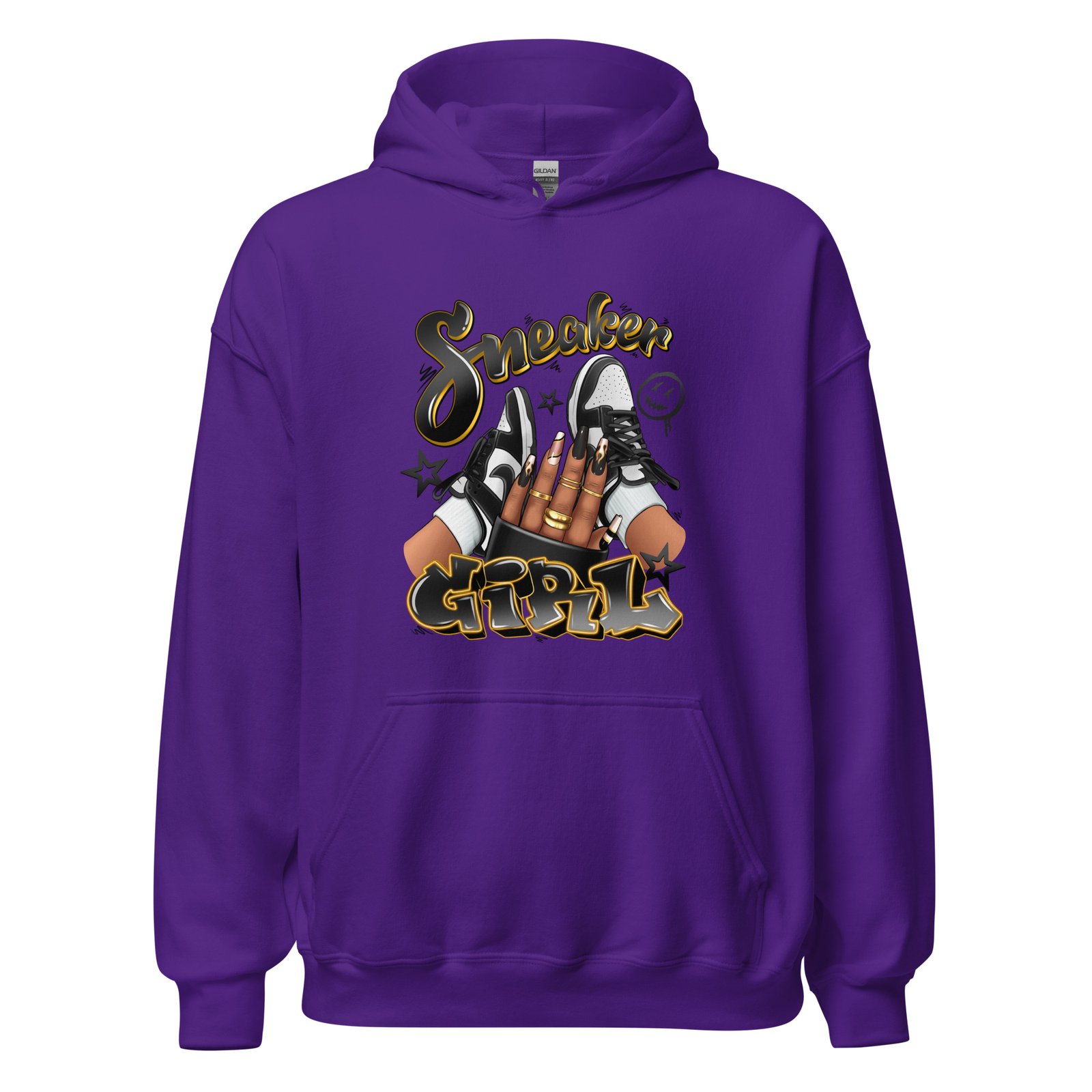 Sneaker Girl Unisex Hoodie - Image 2