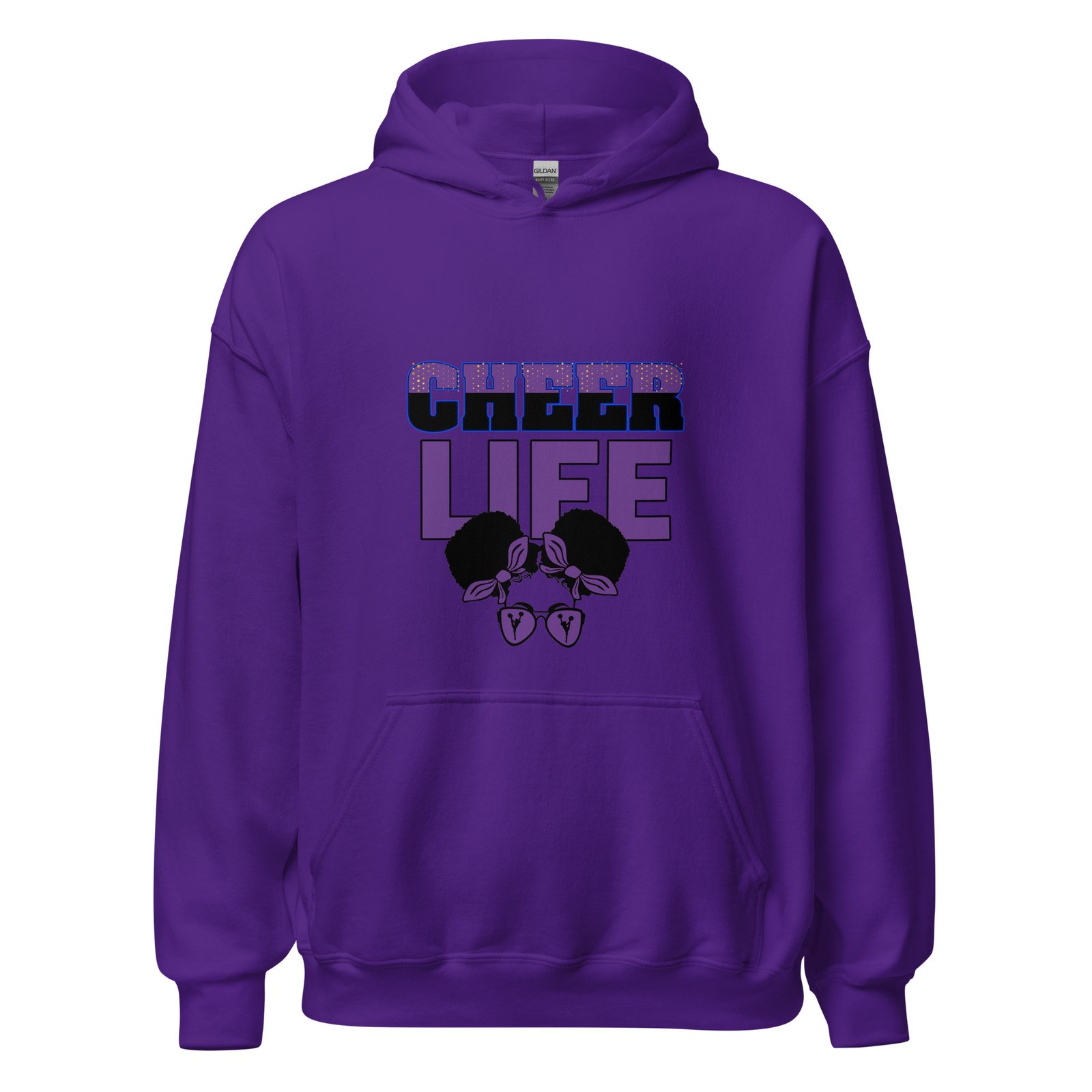Cheer Life (Purple) Unisex Hoodie