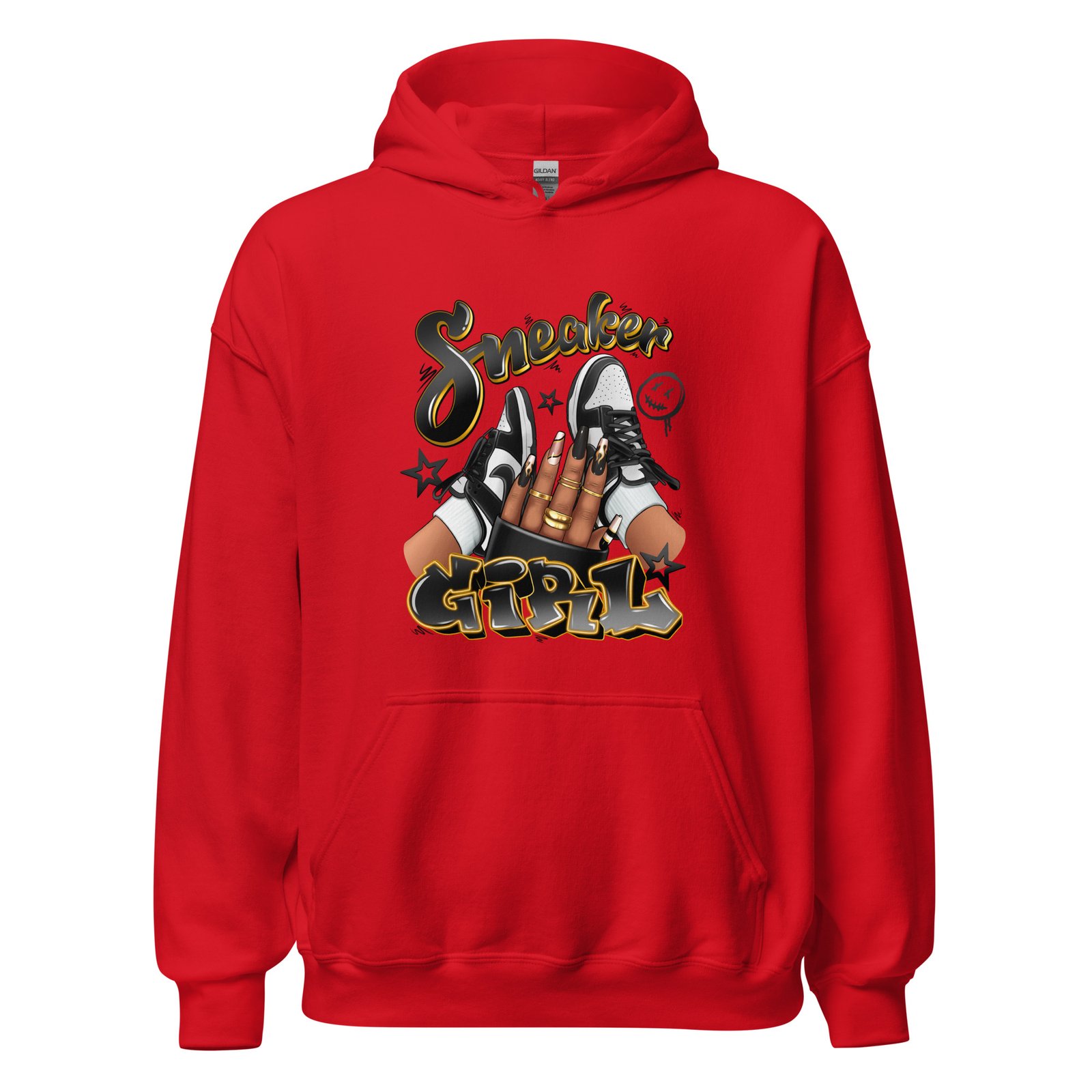 Sneaker Girl Unisex Hoodie - Image 3