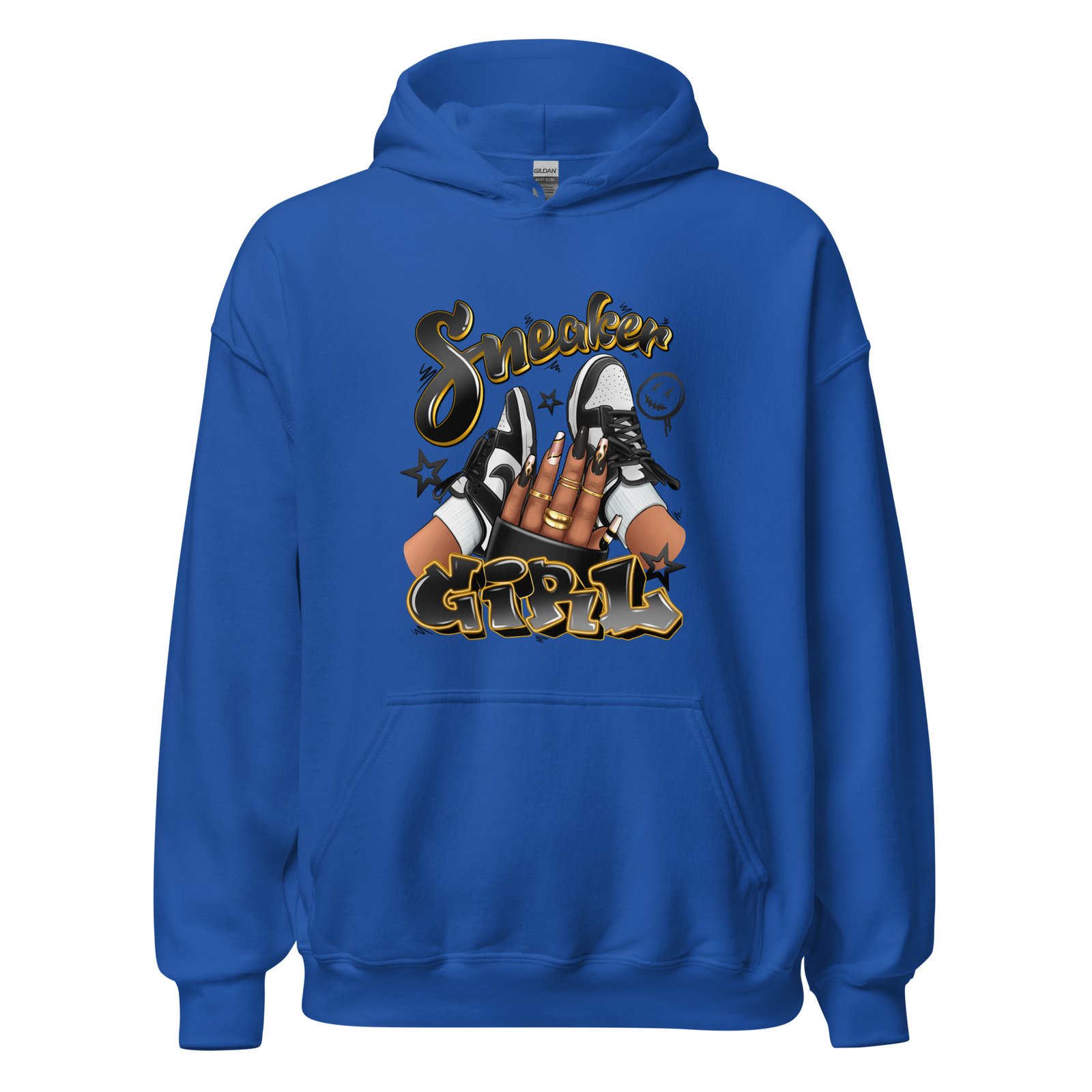 Sneaker Girl Unisex Hoodie - Image 4