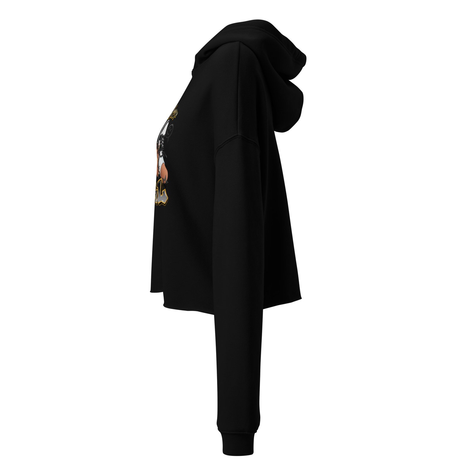 Sneaker Girl Crop Hoodie - Image 3